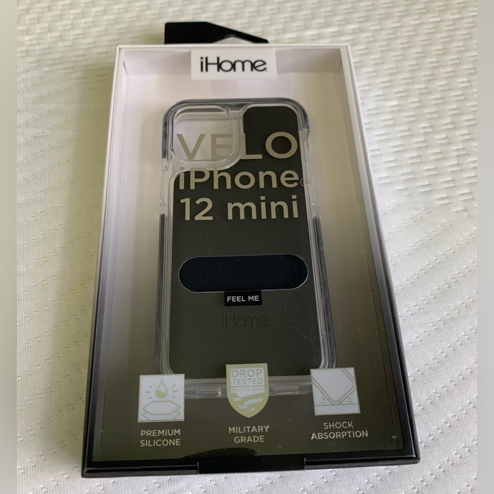 iHome Velo Silicone Impact Case, iPhone 12 Mini